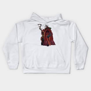 Krampus is coming to town, beware Kids Hoodie